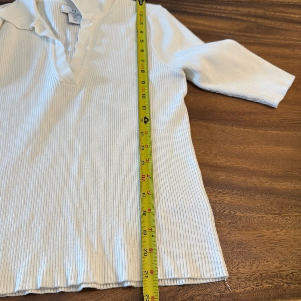 Halston Ribbed Sweater. Size Small - Picture 8 of 10